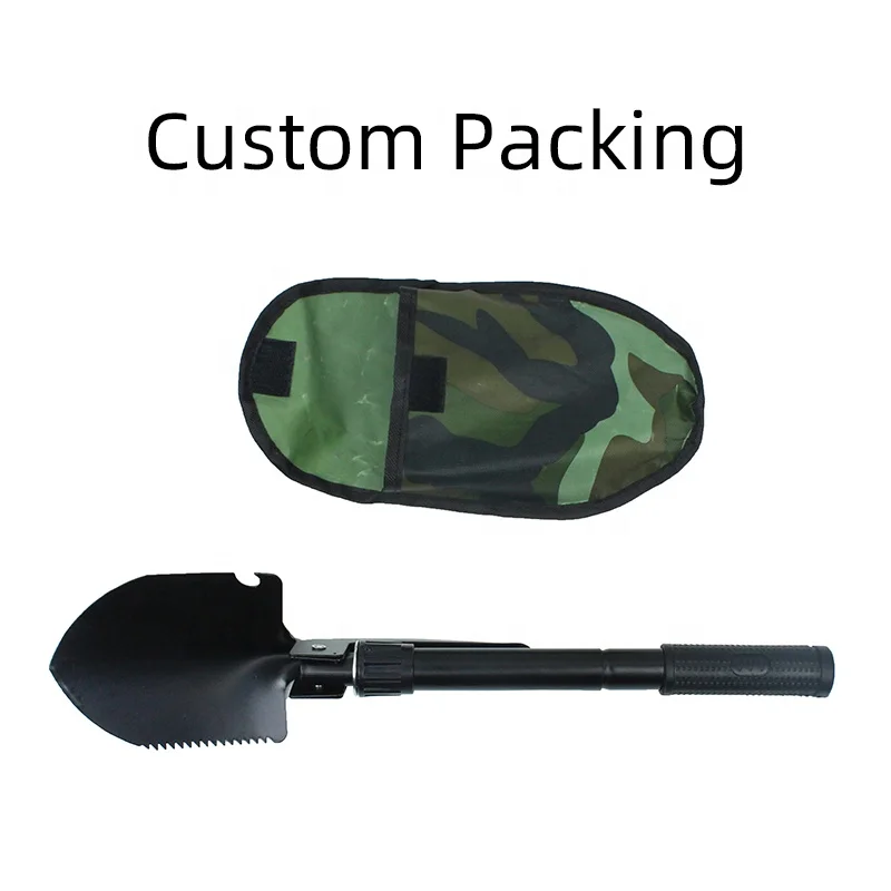 Survival Emergency Folding Pickaxe And Shovel Snow Shovel Trowel Tool Survival Shovel With Axe Multifunctional Folding Trowel