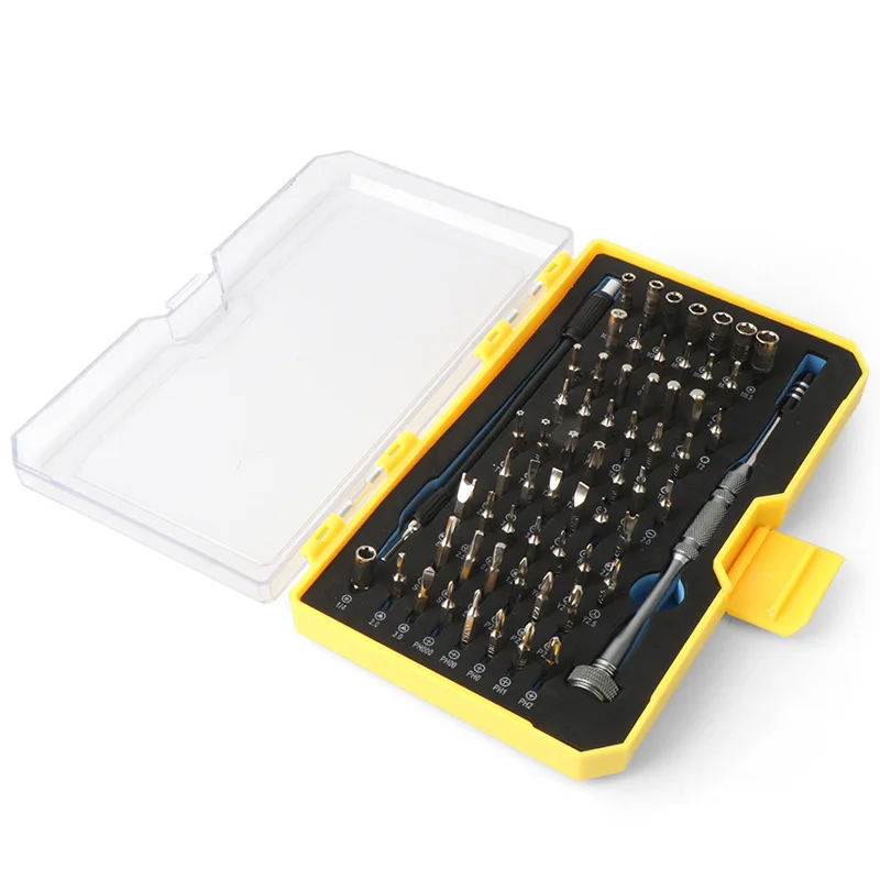 62 in 1 ratchet screwdriver set multi-function Tools and Hardware Chest Tool kits repair opening tools kit for cell phone