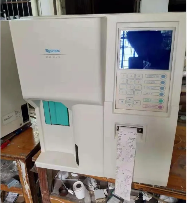 A-вера Sysmex KX21N KX21 счетчик клеток в хорошем состоянии Восстановленное KX-21N совместный анализ гематологических химических веществ анализатор 3-части с XS-500I