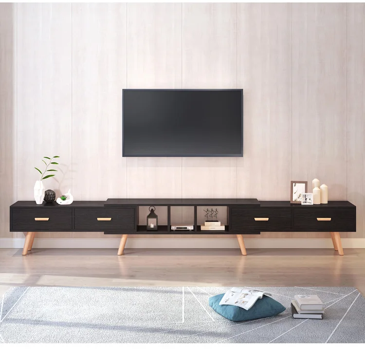 Newest L Shape TV Stands Wood High Quality Wooden TV Furniture TV Stand Cabinet