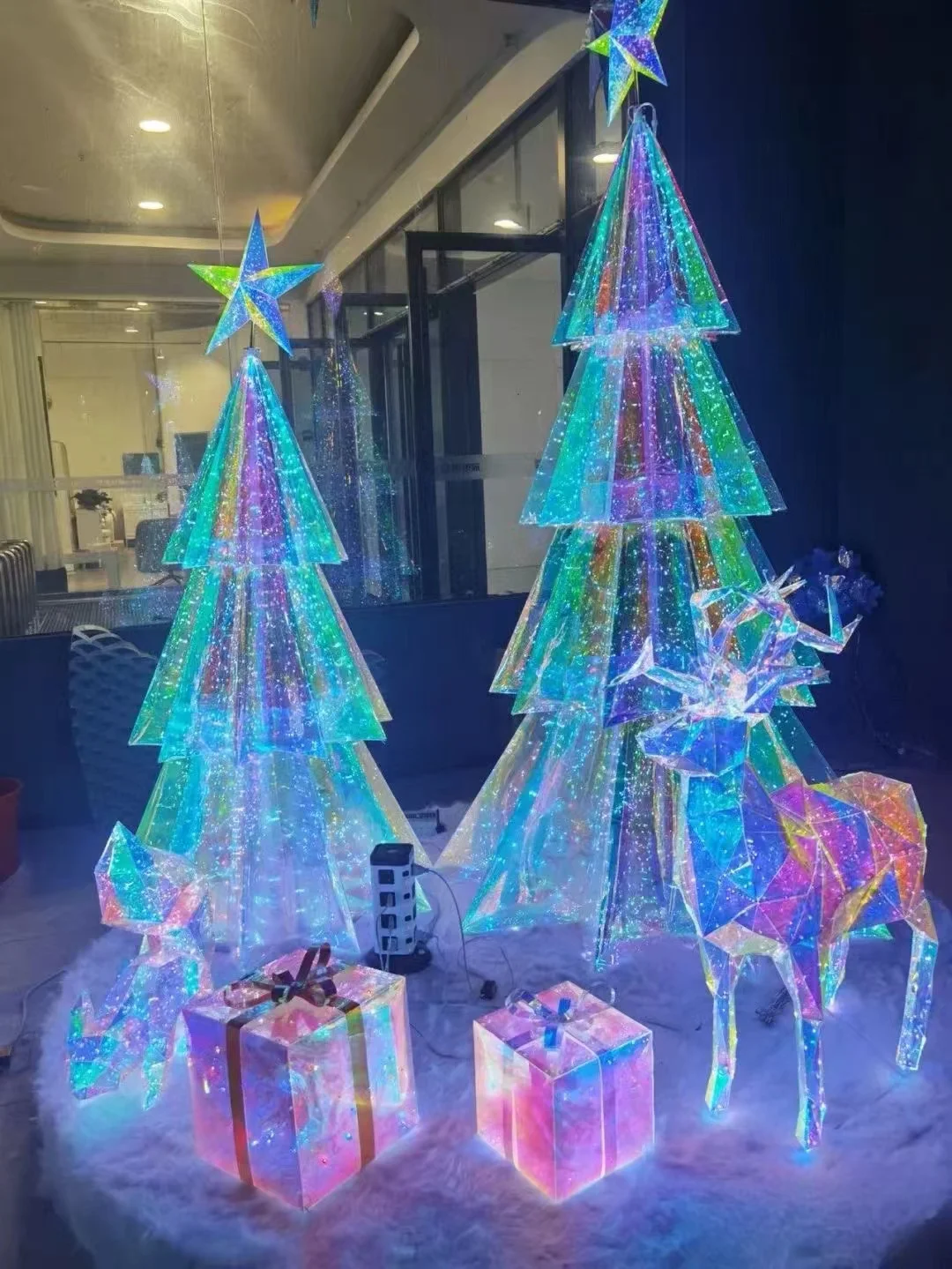 Hot sale Festive  Christmas Tree Lights Christmas Fantasy Lights rainbow light