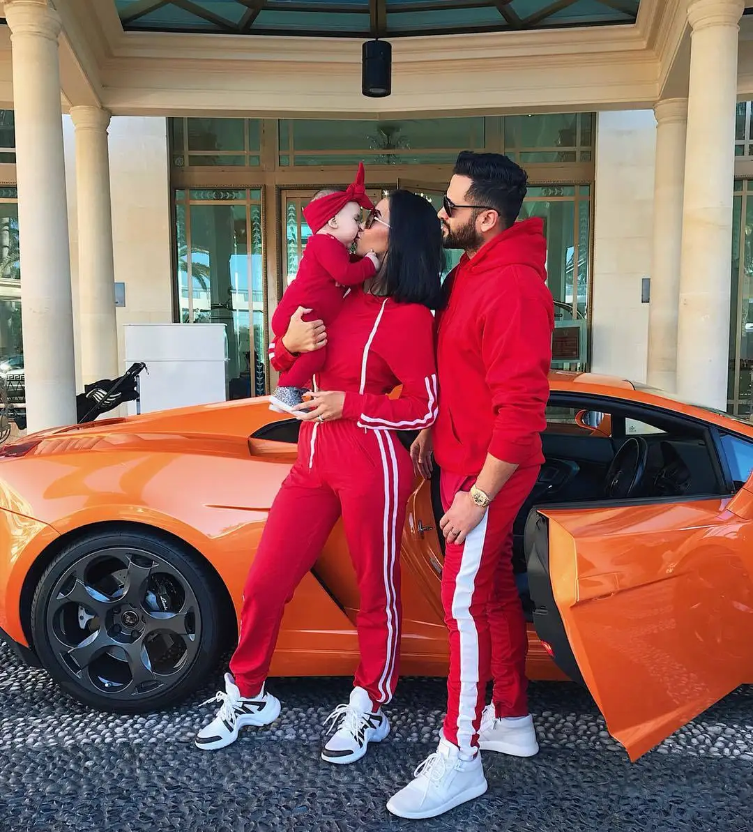 
Two Piece Set Unisex Casual Sweat Suits Hooodies For Women And Men 