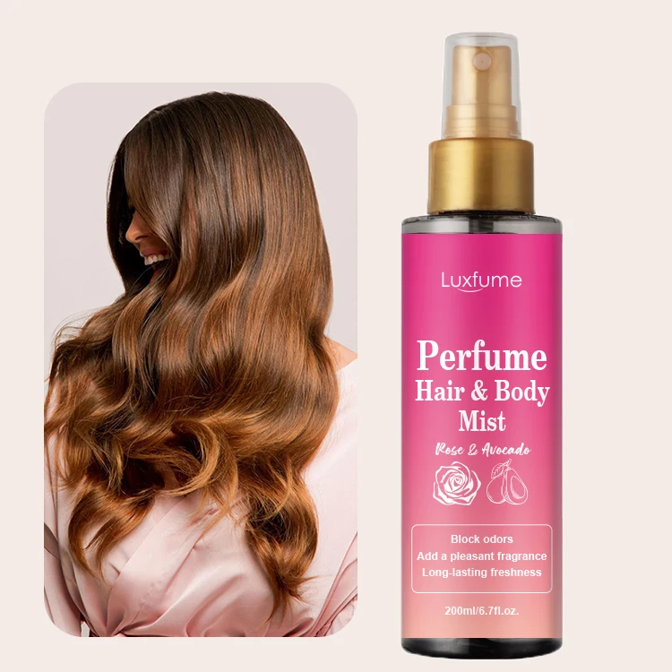 Rose Hair Perfume Spray Fragrance Organic Hair And Body Fragrance Mist