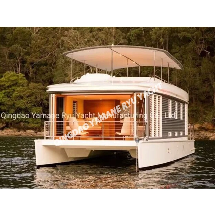 House Boat Floatnest Pontoon House Boat House Boat Luxury Aluminum With Engine