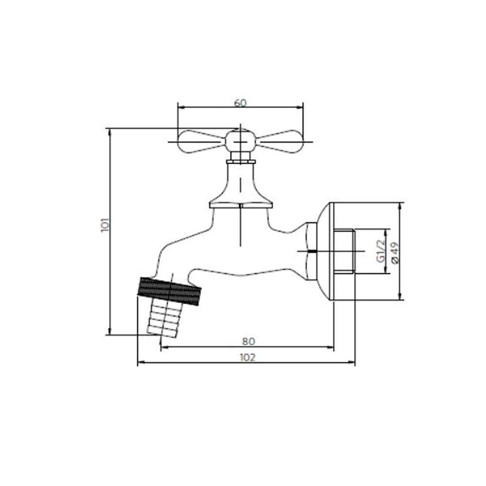 luxury outdoor garden single cold water faucet washing machine taps torneira anti gelo jardim 1128