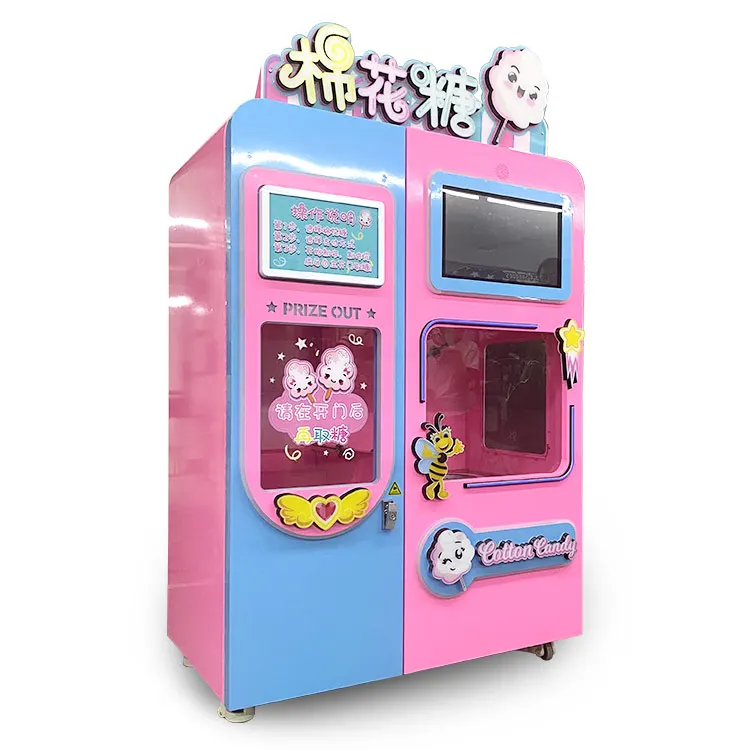 2024 New Automatic Commercial Self-service Unattended Scenic Spot Machine For Cotton Candy vending machine