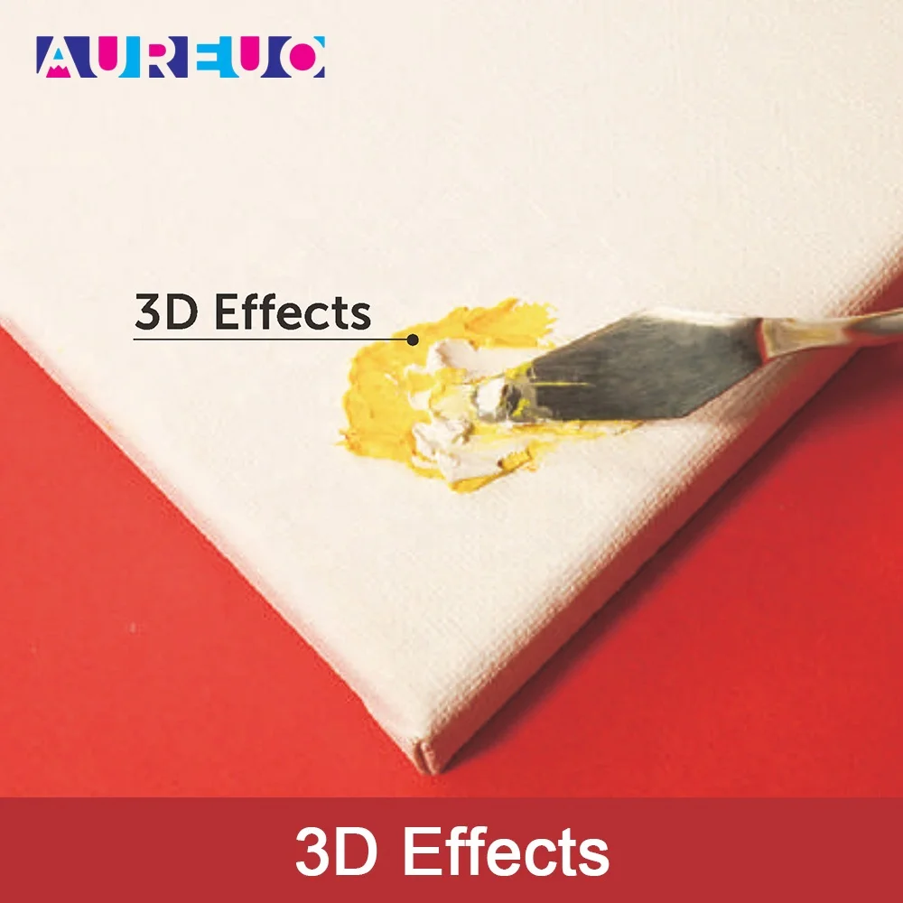 AUREUO 12 цветов 37 мл Одиночная свободная 3D Акварельная краска с эффектом масляной краски Водорастворимая масляная пастель