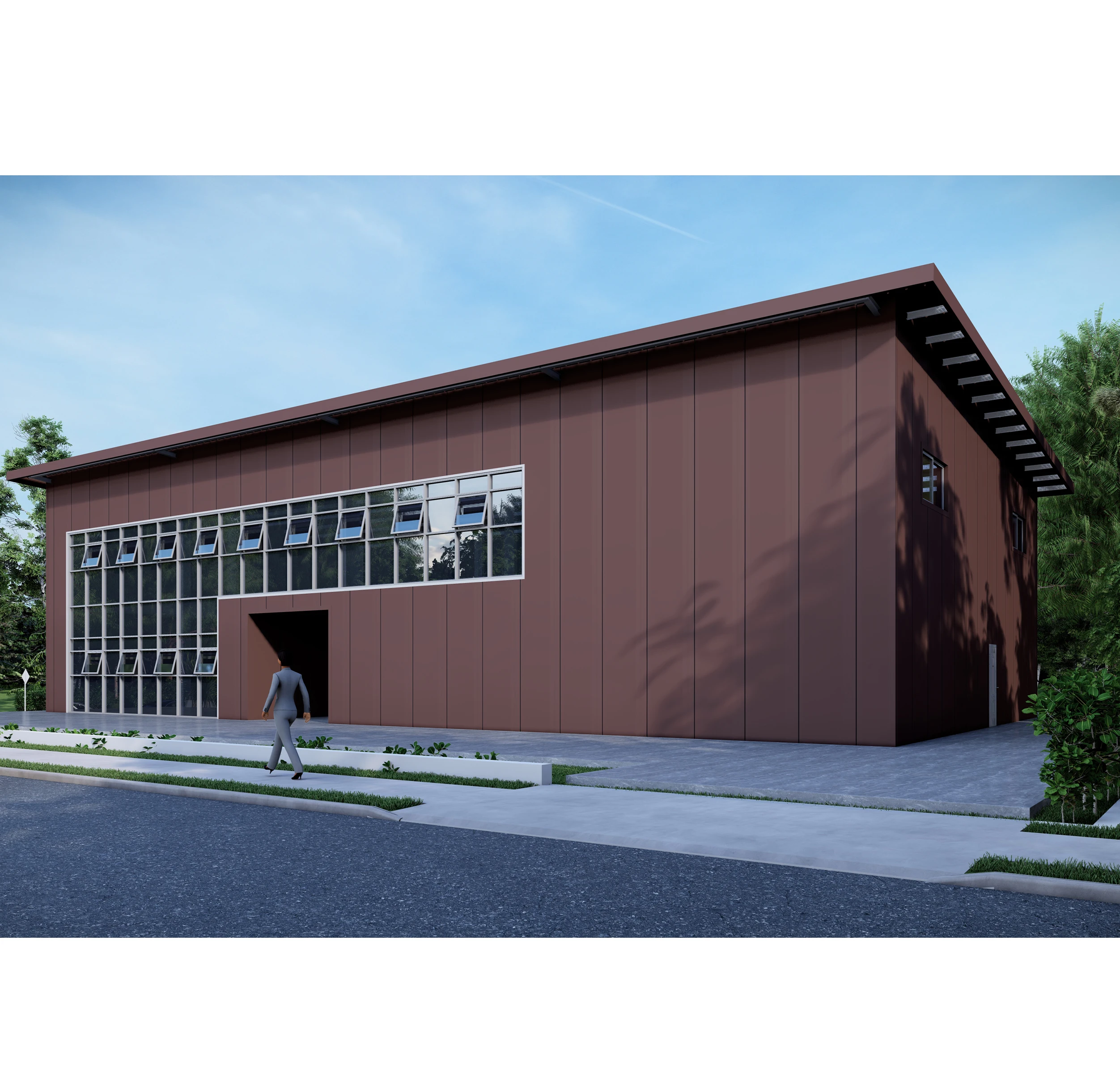 CWB Verified Steel Structure Warehouse Workshop Hangar Building with Good Price