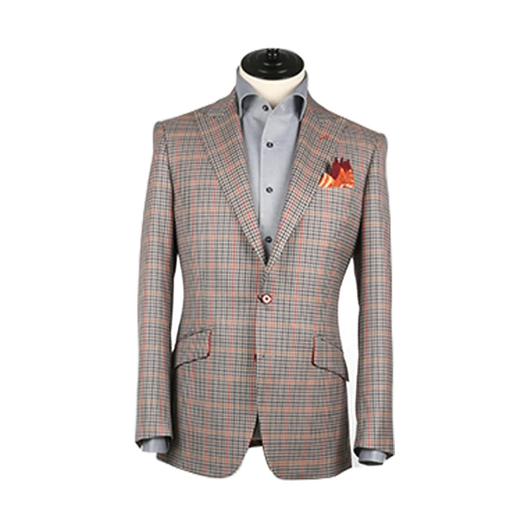 
MTM Wholesale Formal Wear Suiting Fabric Bespoke Suit Blazers For Men 