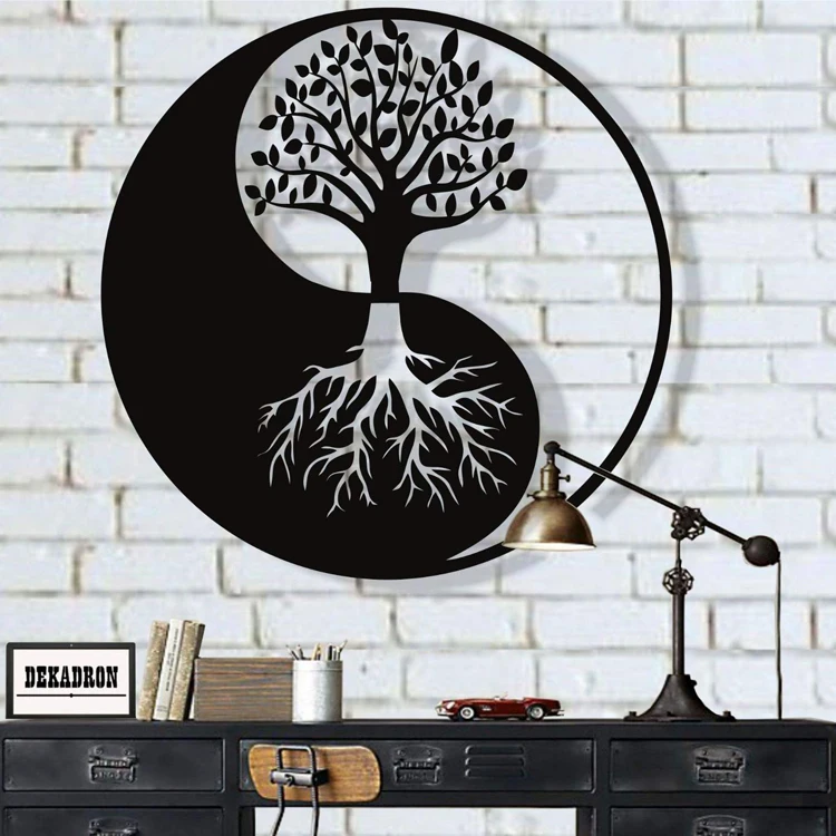 Office and Home Indoor and Outdoor Decoration Large Metal Mandala Wall Decor Unique Metal Lotus Flower Wall Art