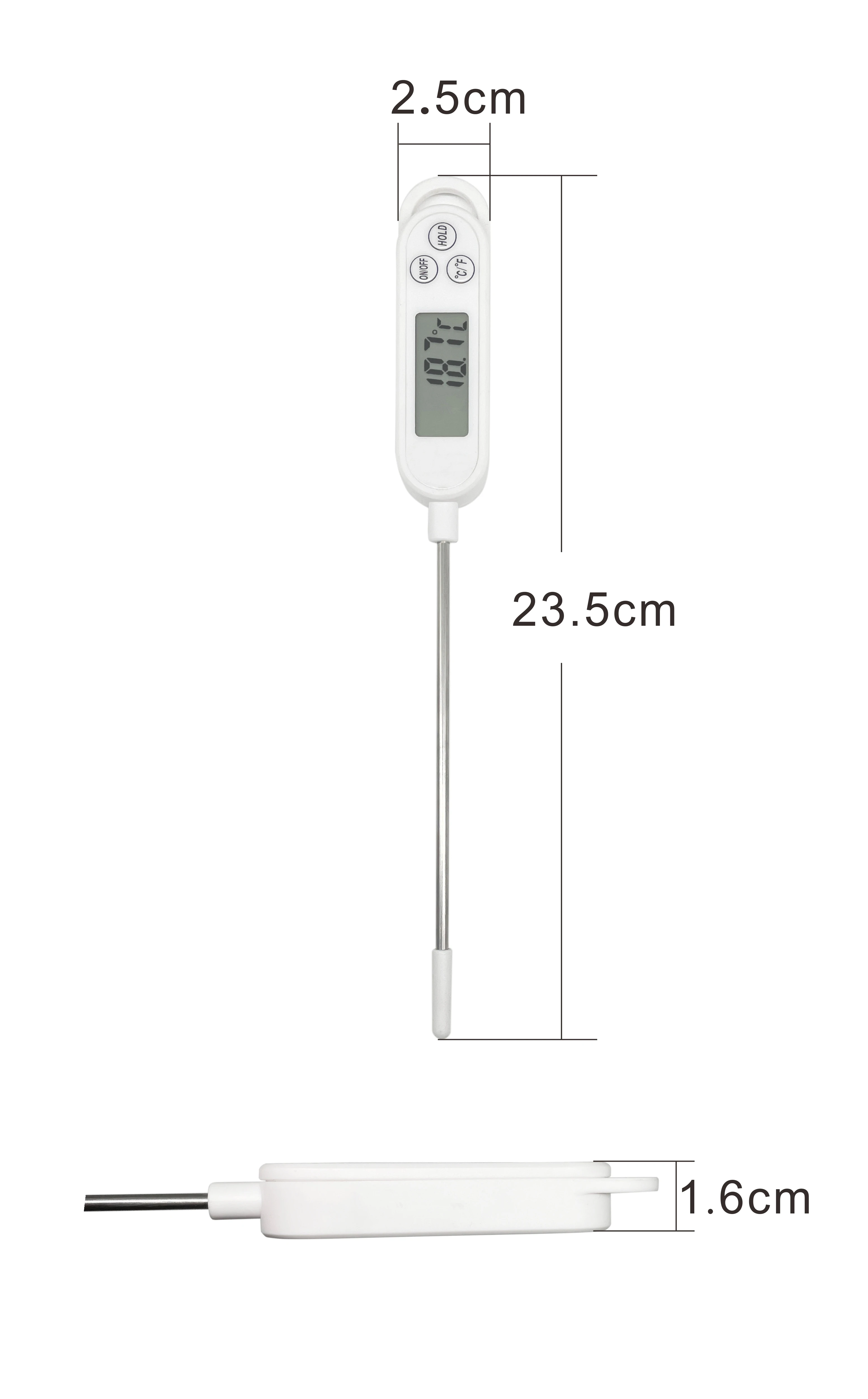 Food Thermometer Barbecue digital Temperature Measuring Food Kitchen Meat Cooking Easy Storage