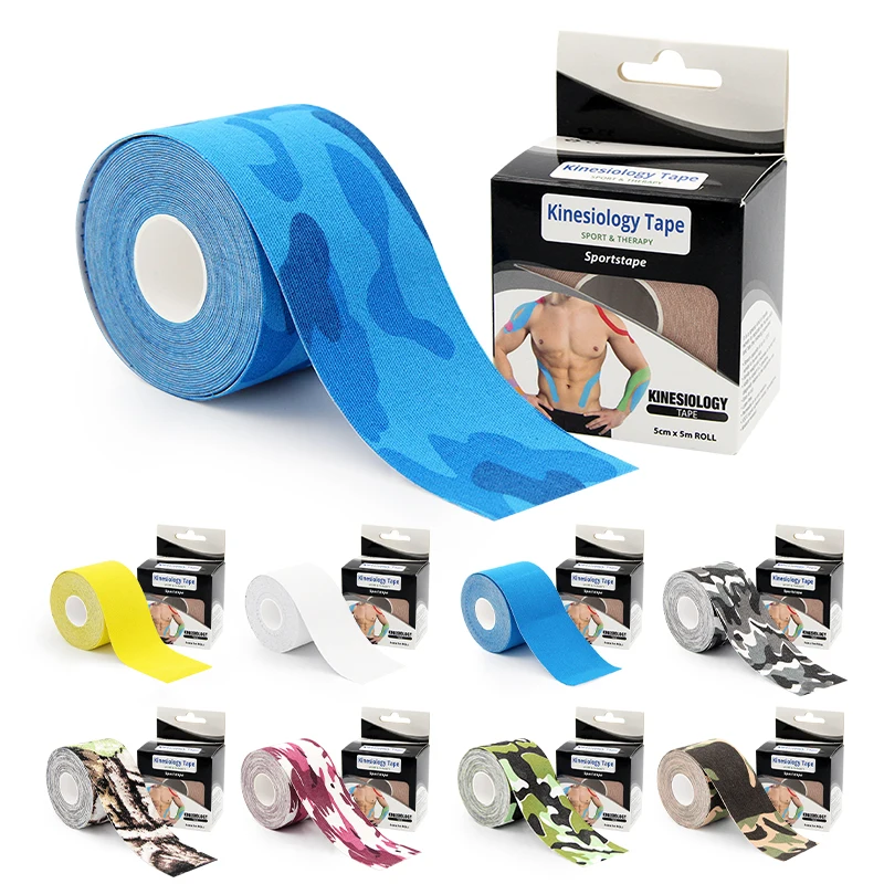 China supplier Sports safety therapy muscle Physiotherapy Orthopedics support cotton kinesiology tape