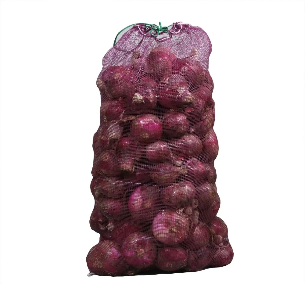 High quality 10kg 20kg 30kg PP leno mesh bag fruit vegetable