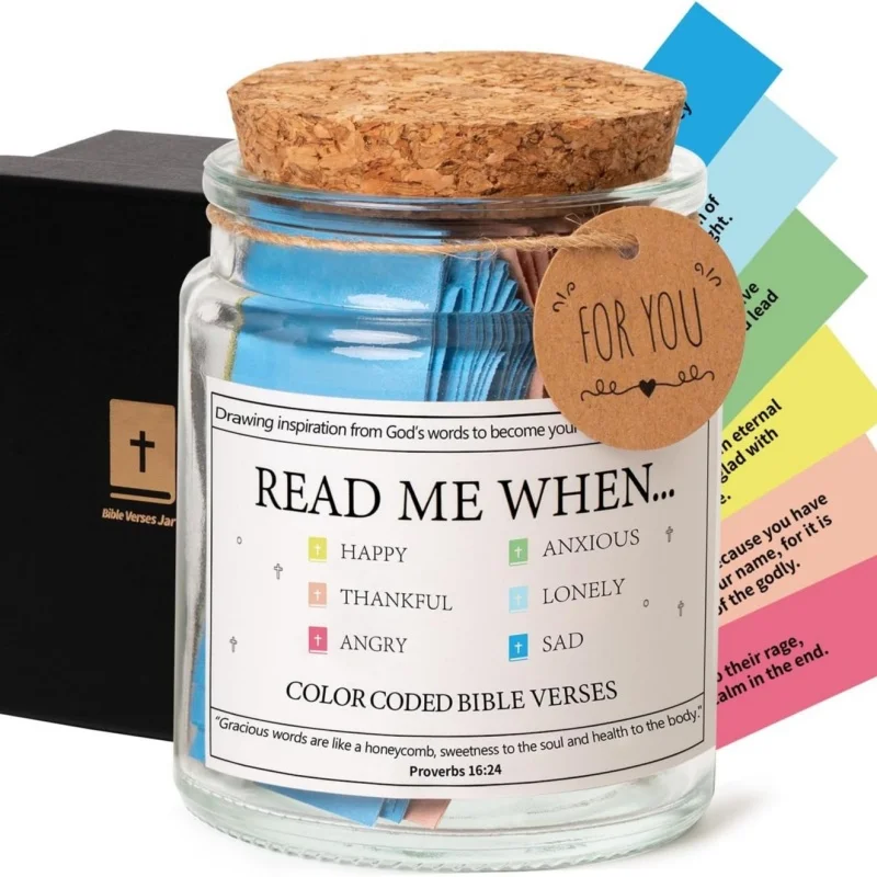 2024 Dropshipping Bible Verses in Jar Bible Verses for Emotions and Feelings Verse Prayer Request Cards Christian Bible Gifts