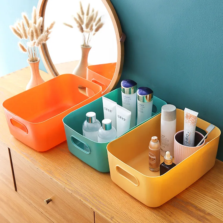 Hot Sale  Tabletop Drawer Organizer Multi-Usage 3 Size Storage Basket Storage Drawers And Multi-Functional Plastic Box Storage