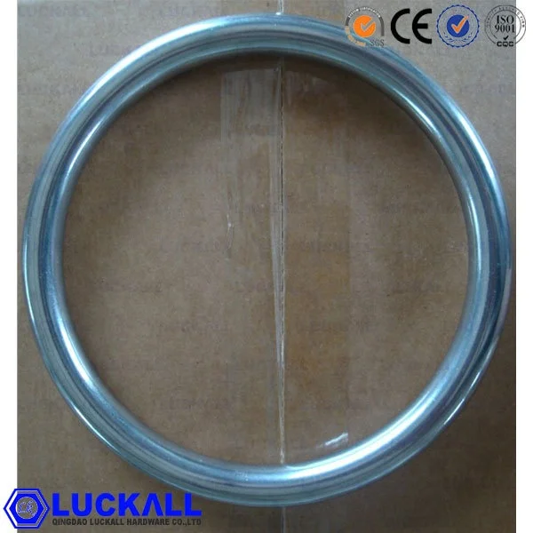 High Quality Stainless Steel 304 Polished Weldless O Round Ring Link Rigging