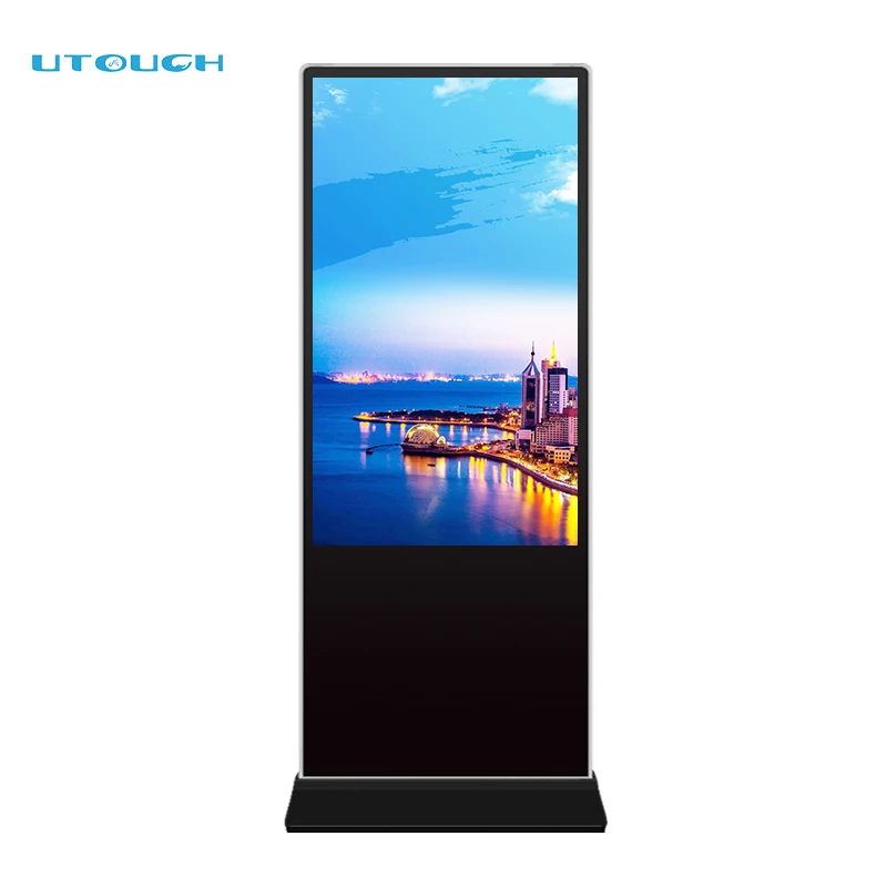 49/55  inch lcd touch screen display vertical digital signage kiosk for advertisement