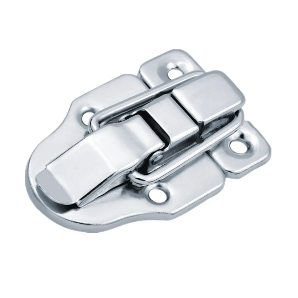Silver Toggle Case Catch Latch Trunk Closure Box Chest Suitcase Bag Lock