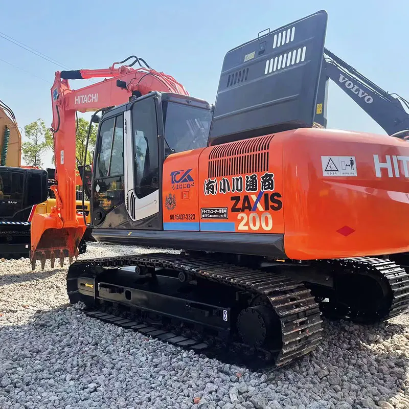 Экскаватор HITACHI ZX200-3 Подержанный по низкой цене 200 240 подержанный экскаватор в продаже оборотной