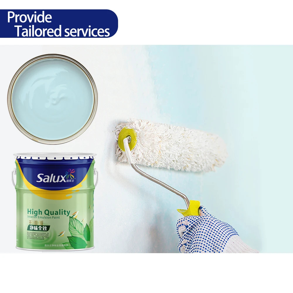 Paint Quick Coating Anti Dust Primer Fouling Anti Mold Effect Acrylic Washable Eco Emulsion Wall Paint