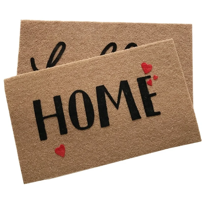 
 Искусственный коврик для двери, противоскользящий наружный вход, индивидуальный принт, искусственные кокосовые дверные коврики  