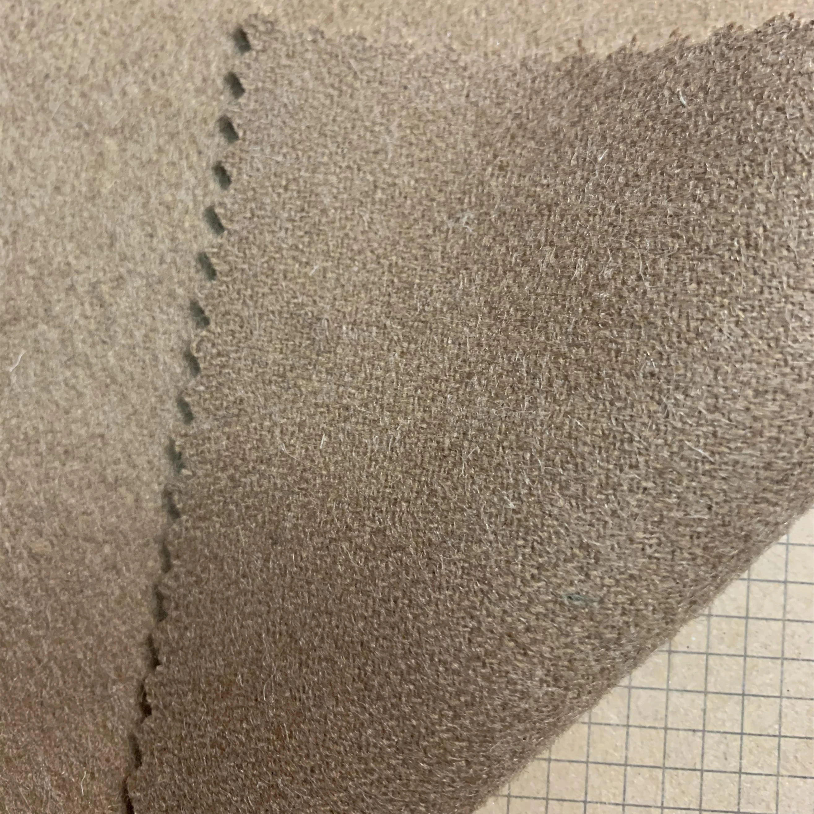 
 Высококачественная 50% шерсть 50% полиэстер односторонняя шерстяная свободная шерсть для простой твидовой мужской и женской одежды  