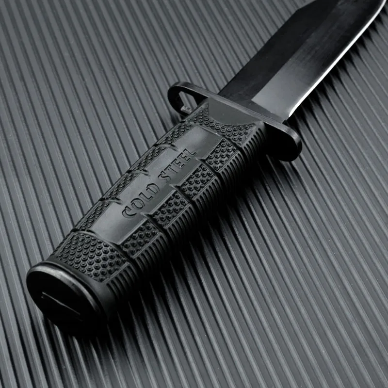 Camping Knife 3220499B Back Country Fixed HUNTING KNIVES LED light Survival Tactic knife With Flint Stick hard plastic sheath