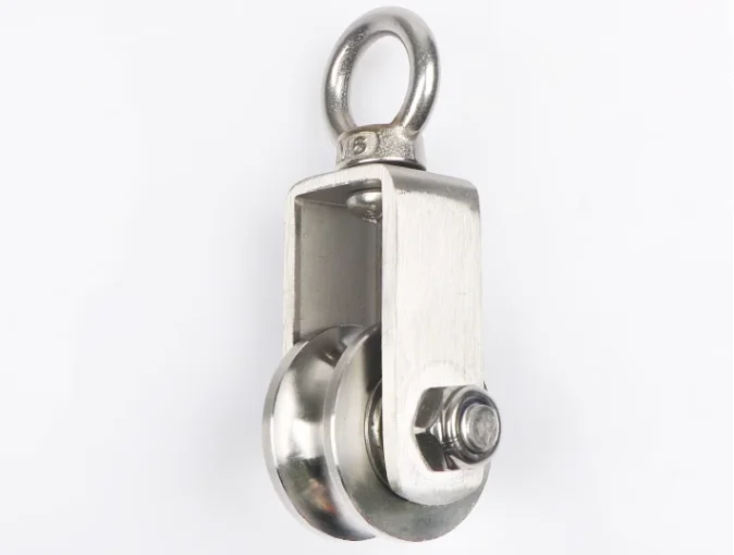Stainless steel pulley wire rope hanging pulley