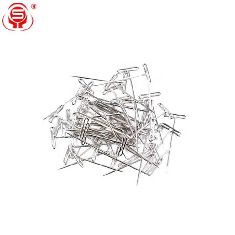 
Wholesale 100pcs packed Silver Steel Tpins for Wigs 