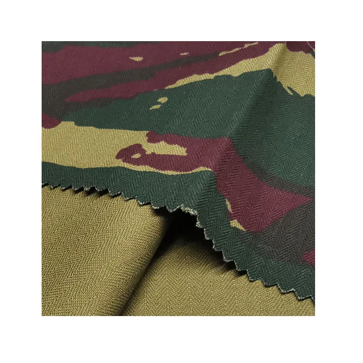 Nylon cotton 50/50  printed twill outdoors camouflage fabric