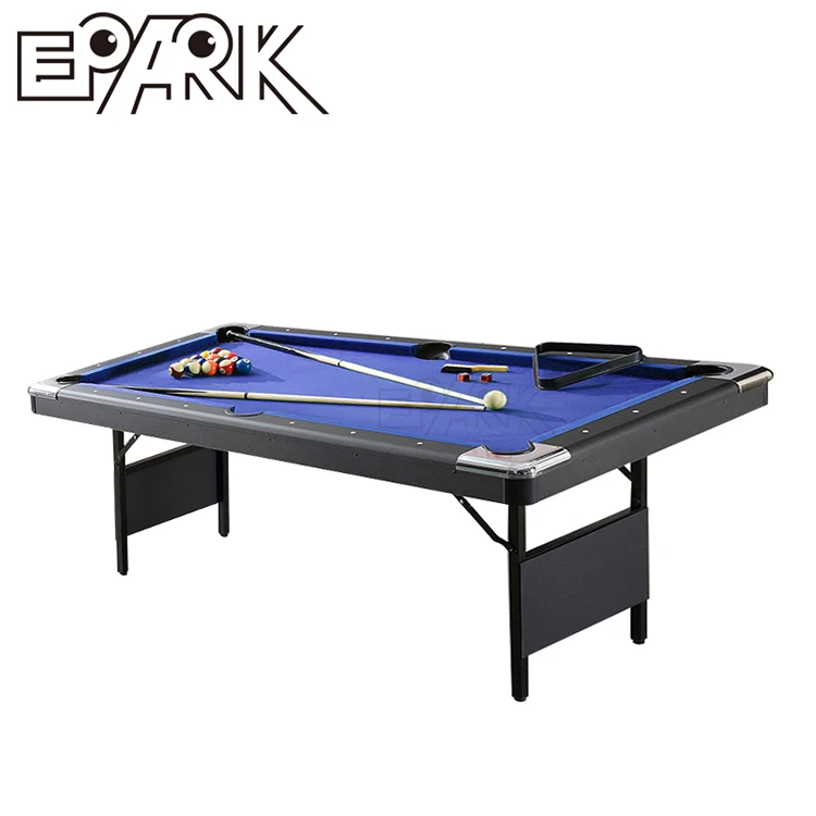 Indoor New Adult 1.9m Foldable Billiards Table Snooker Metal Leg  mesa de billar Folding Pool Table 7ft