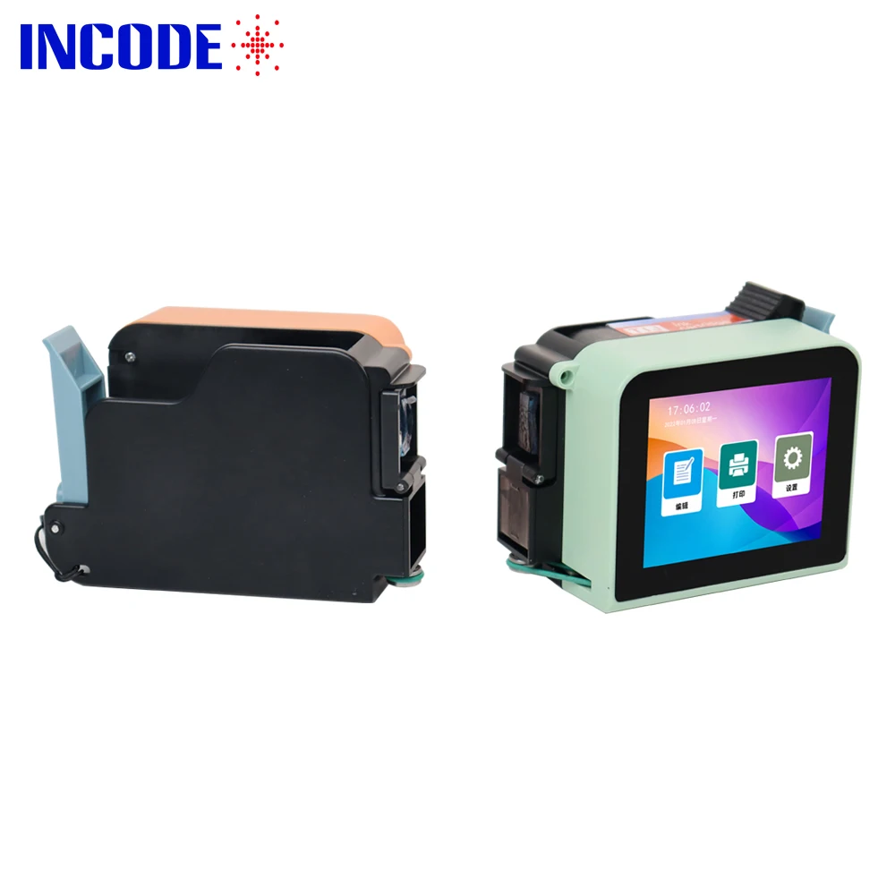 INCODE Fast Dry Portable Intelligent Printing On Metal Pipe Steel Fabric Upgraded Handheld Inkjet Printer Gun