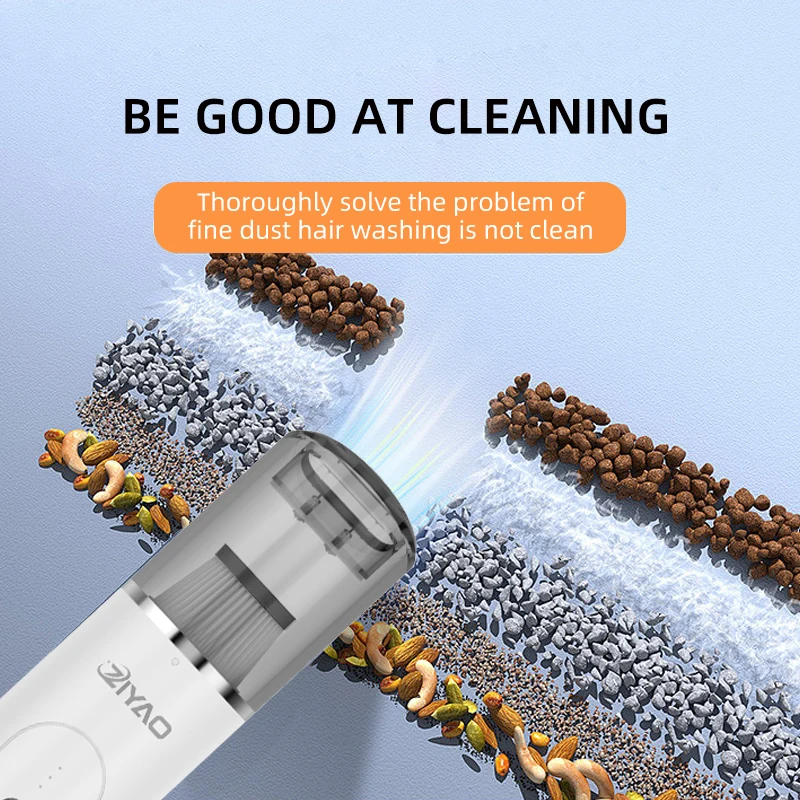 Ziyao Industry Mini wireless vacuum cleaner portable desktop handheld cordless vacuum cleaner for car