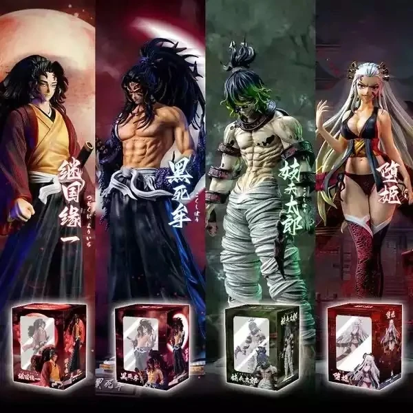30CM GK Demon Slayer: Kimetsu no Yaiba Giyuutarou / Daki / Tsugikuni Yoriichi / Kokushibo / Douma Anime Figures