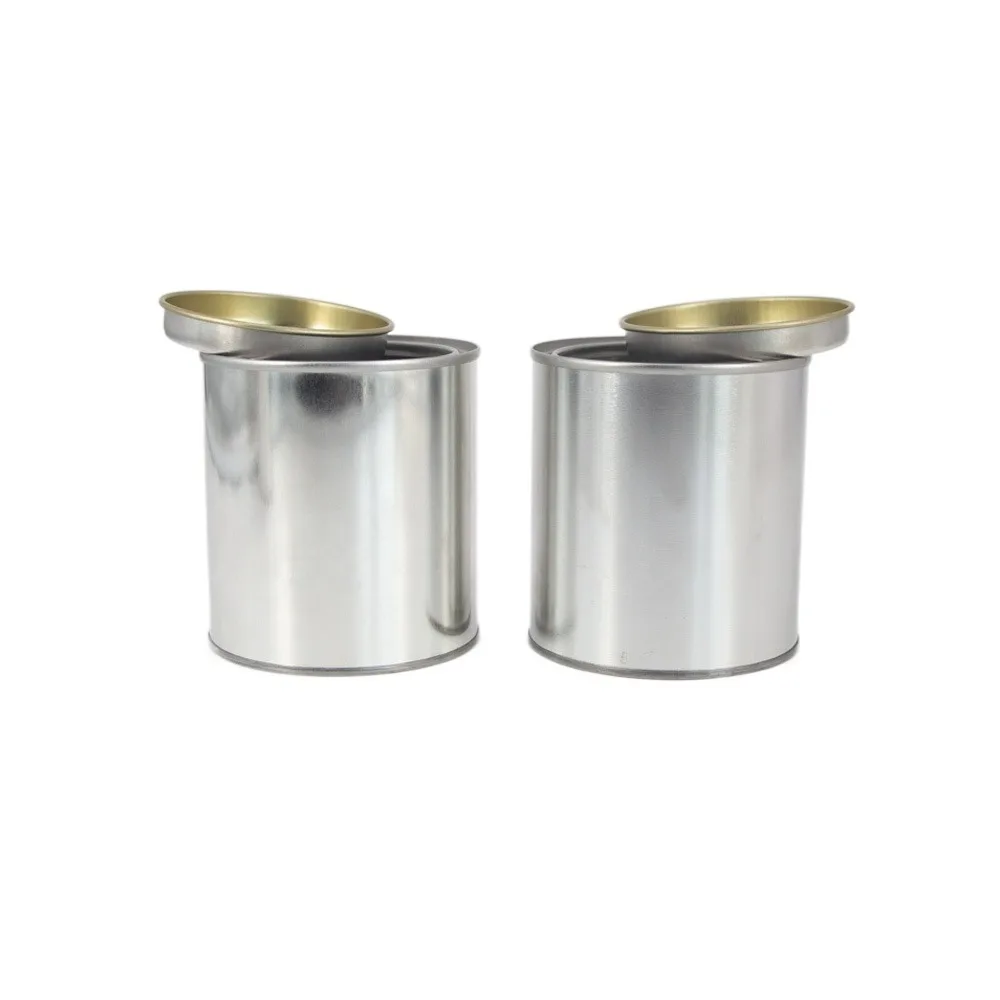 Small Size Paint Can Factory Customized Design Empty Round Tin Cans With Low Moq