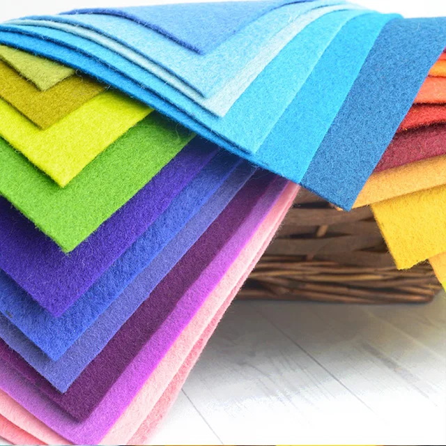 Polyester felt PP felt 1mm 2mm 3mm 4mm all colors felt for bag