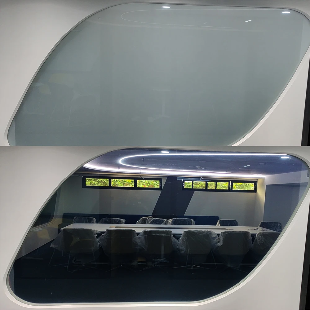 Huichi Super Thin Switchable Pdlc Decorative Glass Safety And Privacy Smart Film