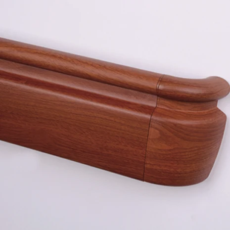 143MM Wood color PVC Handrail Hospital Corridor Handrail
