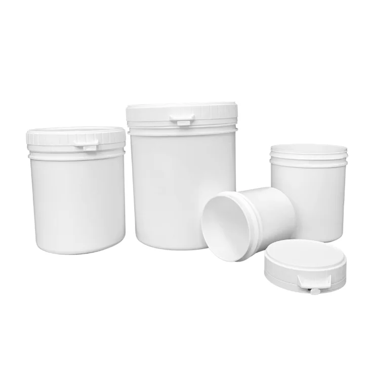 150ml 350ml 600ml 1000ml Food Grade Ring Pull Lid Easy Open Capsule Container Wide Mouth Thick Barrel PP Jar