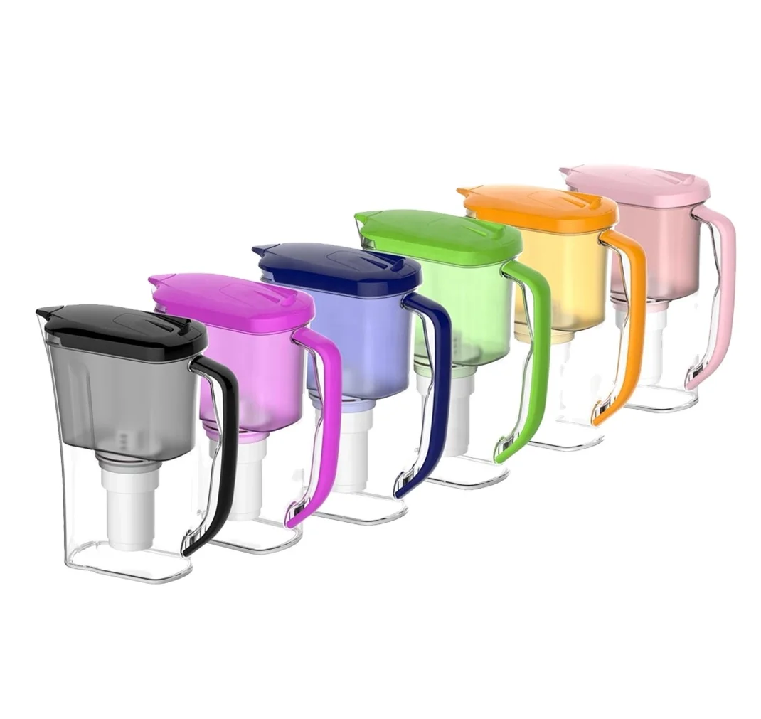 Reduce TDS resin + carbon fiber water filter pitcher home use water purifier professional alkaline water filter purifier