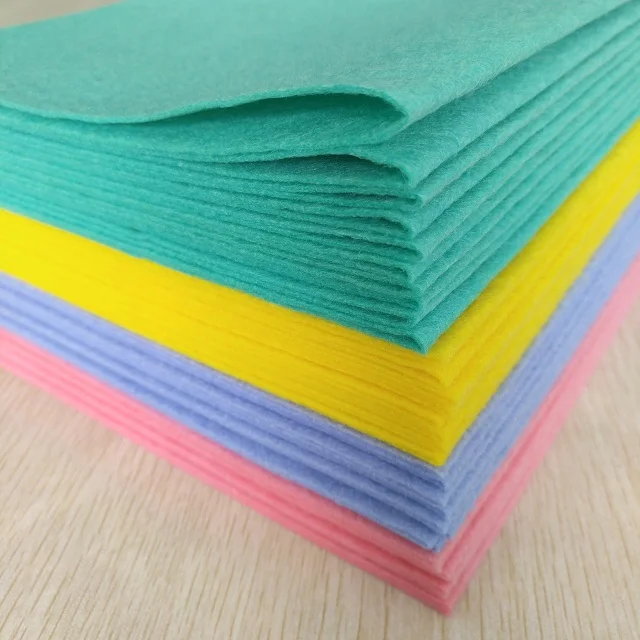 super absorbent Needle punched wiping rags , yellow pano dusting floor mop cleaning cloth ,multi purpose perforated wipes roll