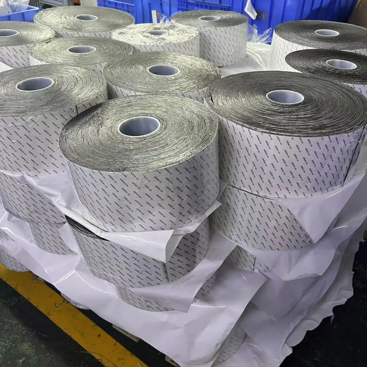 Factory Jumbo Roll 0.5mm Clear and Black Double Sided Sticky High Tack Polymer Anti Slip Rubber Pad for Dust Removal