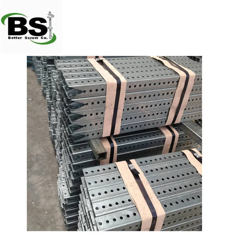 High quality galvanized Steel Square Telespar Post for Garden Fencing