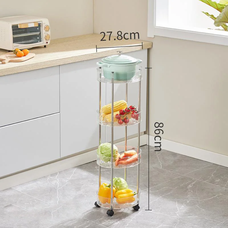 Stainless Steel Kitchen Shelf Storage Organizer Rack On Wheels For Sale