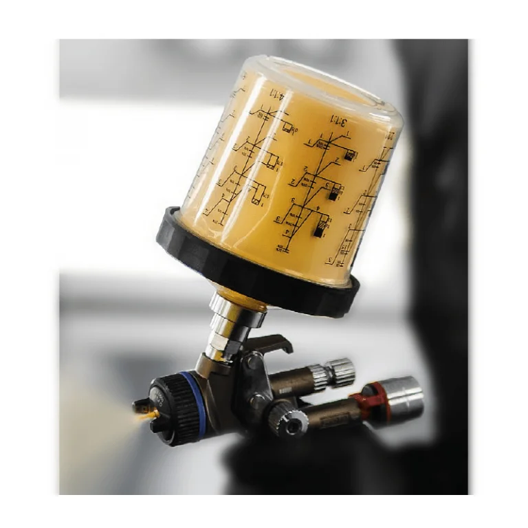 Factory plastic paint mixing cups rapid paint system car paint mixing spray gun pot cups