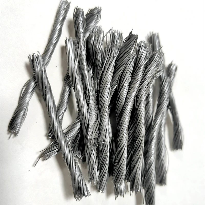 High strength Structural macro fiber for concrete reinforcement Twisted PP fiber 38mm 54mm