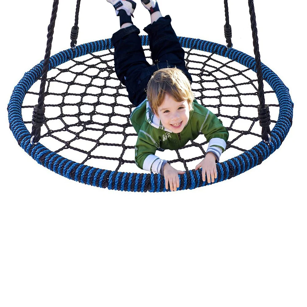 Giant Garden Flying Saucer Web Swing with Swivel