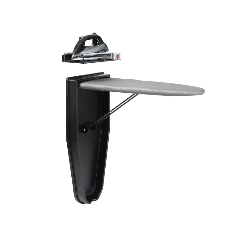 China supplies hotel steam iron and Wall mounted ironing board with storage
