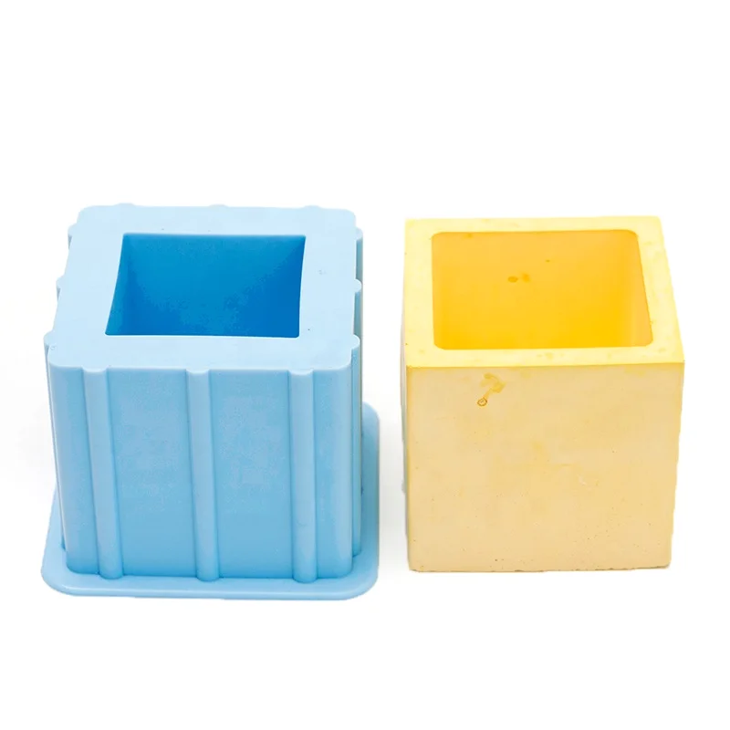 New product ideas 2023 DIY Succulent Plant Concrete Model Silicone Model for Concrete Flower Pots silicone planter molds