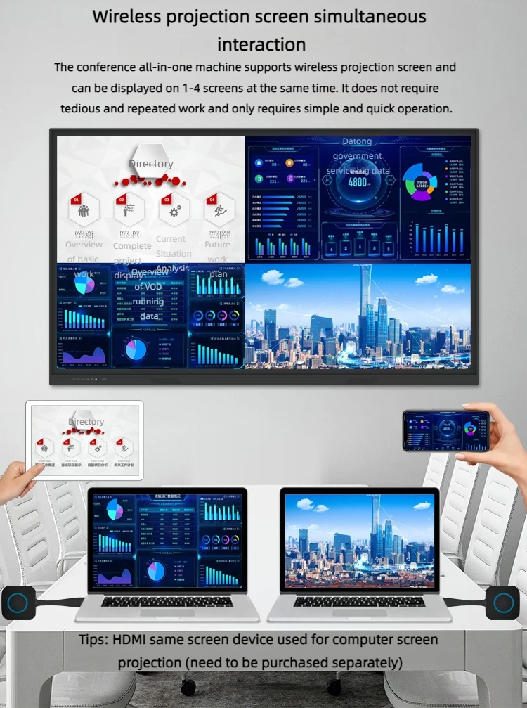 75 86 98 110 Inch Pen Finger Touch Interactive Flat Panel 55 65 inch whiteboard Lcd Digital Interactive Smart Board for School